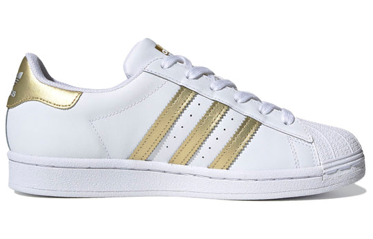 (WMNS) adidas Superstar 'White Gold Metallic' FX7483