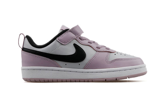 (PS) Nike Court Borough Low 2 'Pink Black' BQ5451-005