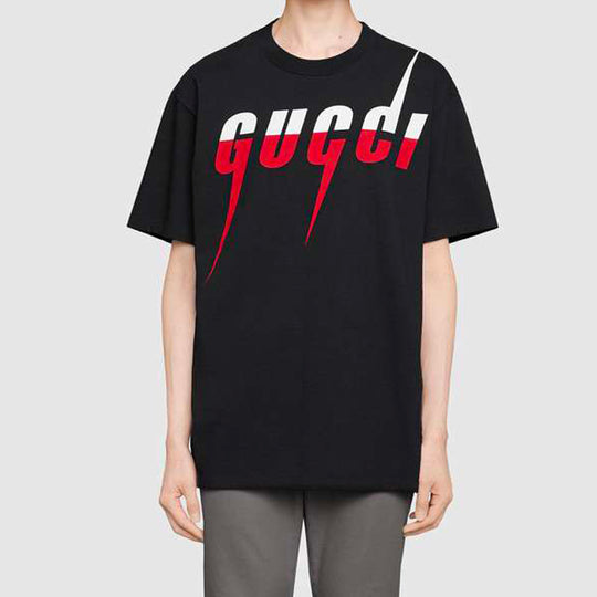 Gucci Blade Printing Short Sleeve Black 565806-XJAZY-1141