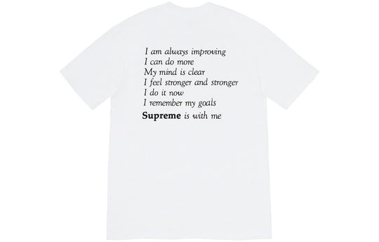 Supreme FW20 Week 1 Stay Positive Tee 'Black White' SUP-FW20-027