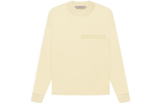 Fear of God Essentials FW22 Long Sleeve Tee Canary FOG-FW22-551