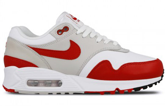 (WMNS) Nike Air Max 90/1 'White University Red' AQ1273-100