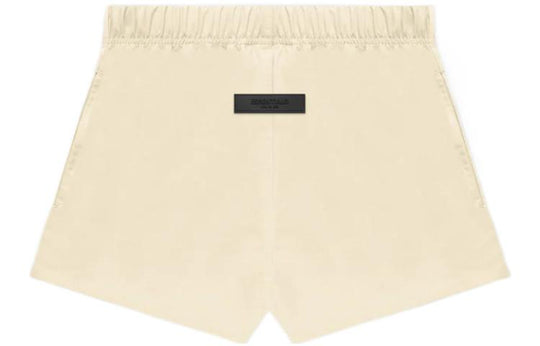 Fear of God Essentials FW22 Nylon Running Shorts Egg Shell FOG-FW22-0792