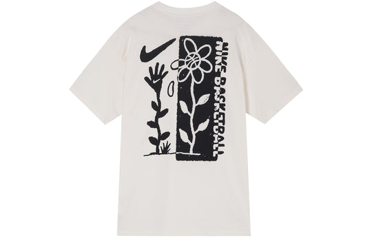 Men's Nike Logo Printing Pattern Pullover Casual Short Sleeve White T-Shirt DX3328-905