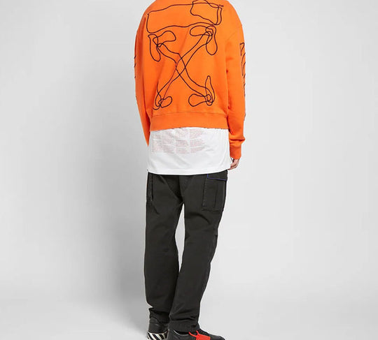 Off-White Aabstract Arrows Oversized Sweatshirt OMBA035F19E300111910