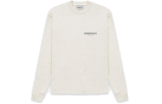 Fear of God Essentials FW21 Long Sleeve T-Shirt White FOG-FW21-157