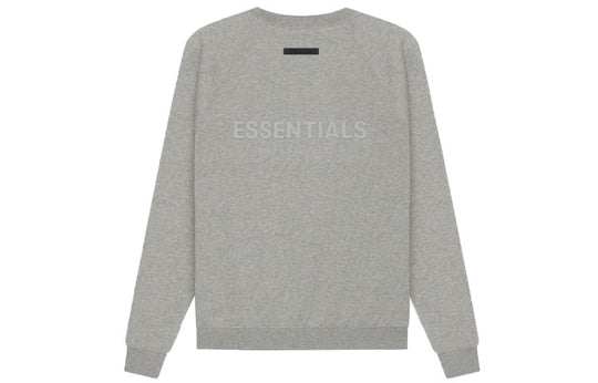 Fear of God Essentials SS21 Pull-Over Crewneck Dark Heather Oatmeal FOG-SS21-610