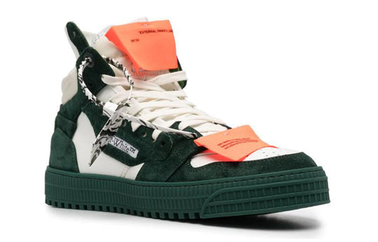 Off-White 3.0 Panelled Sneakers Sneakers Green/White OMIA065R21LEA0020155