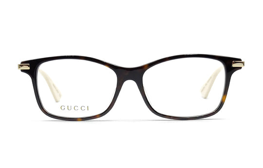 Gucci Unisex Bee Glasses White/Gold/Black GG0513OA-005