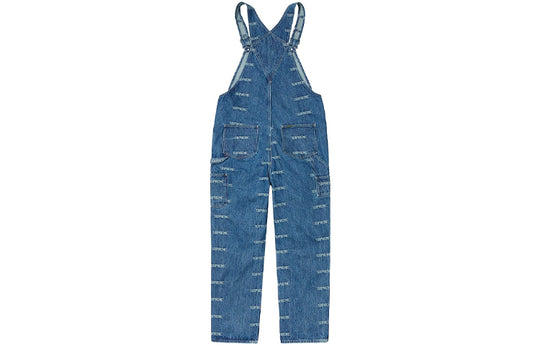 Supreme SS19 Logo Denim Overalls Denim logo SUP-SS19-666