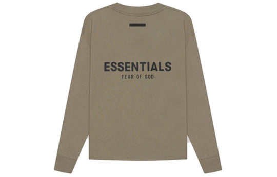 Fear of God Essentials SS21 Long Sleeve Tee Taupex FOG-SS21-558