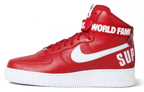 Nike Supreme x Air Force 1 High SP 'Red' 698696-610