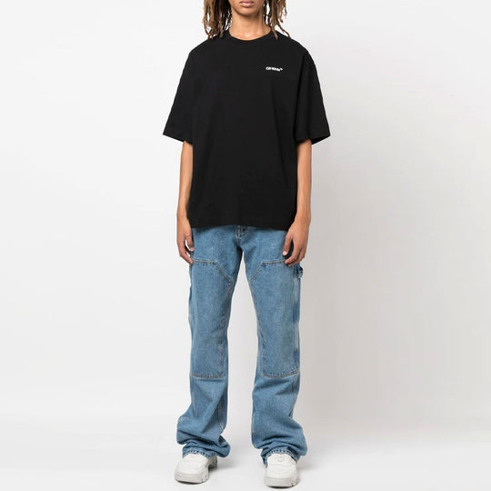 Off-White Chain Arrow T-Shirt 'Black' OMAA120F22JER0051001