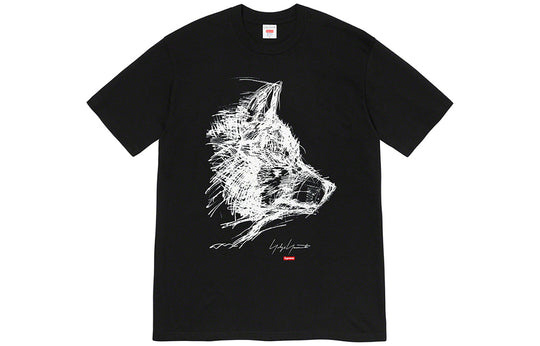 Supreme FW20 Week 4 x Yohji Yamamoto Tee 'Black White' SUP-FW20-096