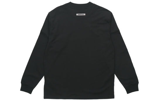 Fear of God Essentials FW20 SS20 Boxy Long Sleeve T-Shirt 'Black' FOG-SS20-400