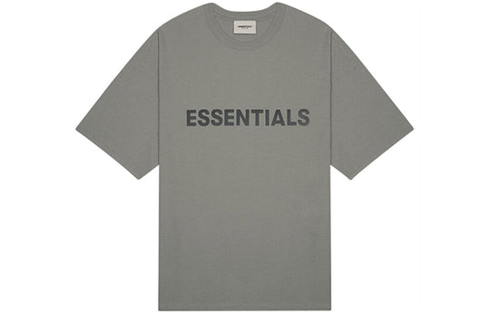 Fear of God Essentials SS20 Graphic Logo Gray Flannel/Charcoal Tee FOG-SS20-406