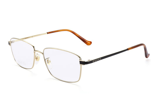 Gucci Gold Glasses Frame Fashion Square GG0576OK-005