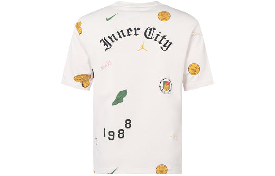 Nike T-shirt x HTG 'White Cream' DX6246-030