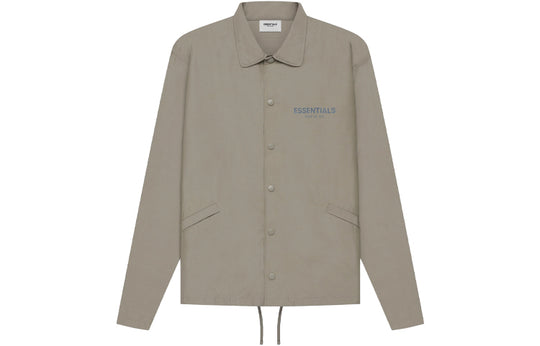 Fear of God Essentials SS21 Coaches Jacket Taupe FOG-SS21-649