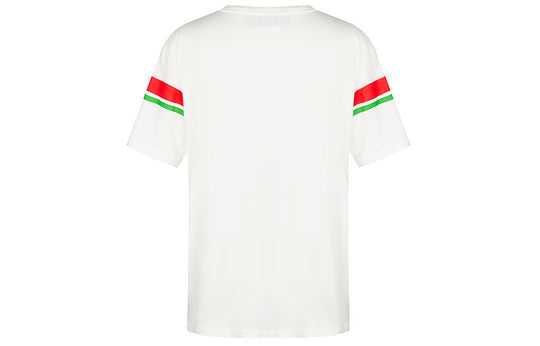 Gucci GG Stripe Printing Short Sleeve White 565806-XJBAR-9037