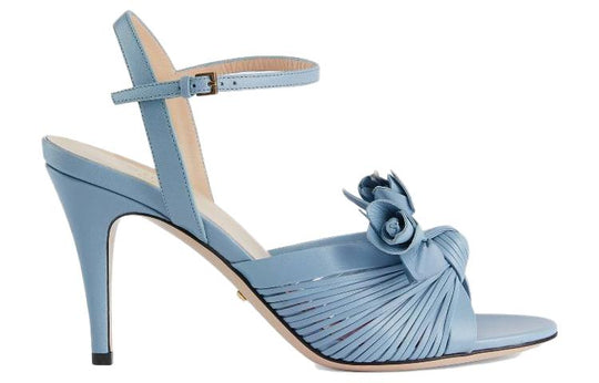 (WMNS) Gucci Lovelight Sandal With Flower 'Light Blue' 707742-C9D00-4914