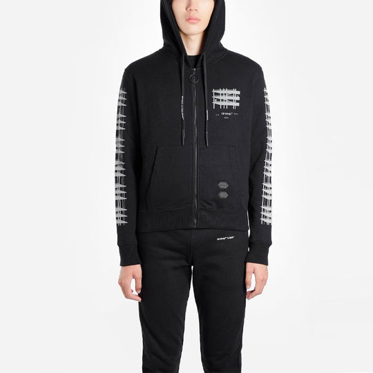 Off-White MENS Virgil Abloh Industrial Slim Zipped Black OMBE001E19E300041091