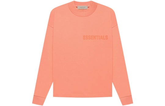 Fear of God Essentials FW22 Long Sleeve Tee Coral FOG-FW22-055