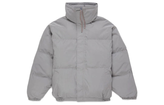 Fear of God Essentials SS20 Puffer Jacket Silver Reflective FOG-SS20-96