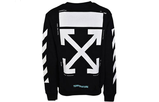 Off-White Monalisa Diagonals Print Sweatshirt Men's Black OMBA003S180030121001