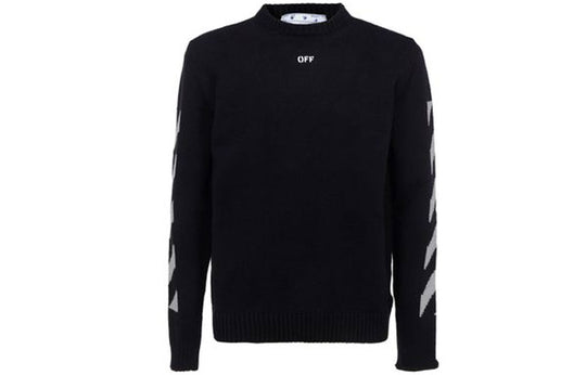 Off-White Men's SS21 SS21 logo Shirt Black OMHE023R21KNI0011041