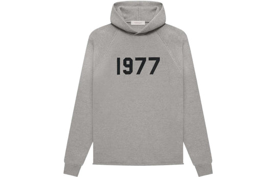 Fear of God Essentials SS22 Knit Hoodie Dark 1977 Oatmeal FOG-SS22-293