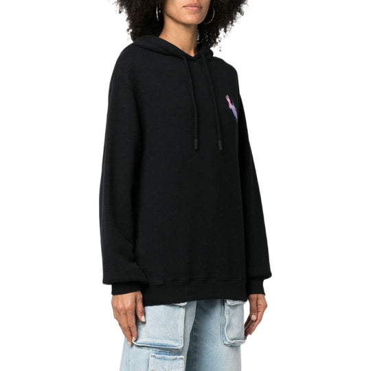 (WMNS) Off-White Hotchpotch Arrow Reg Hoodie 'Black' OWBB035F22JER0091084