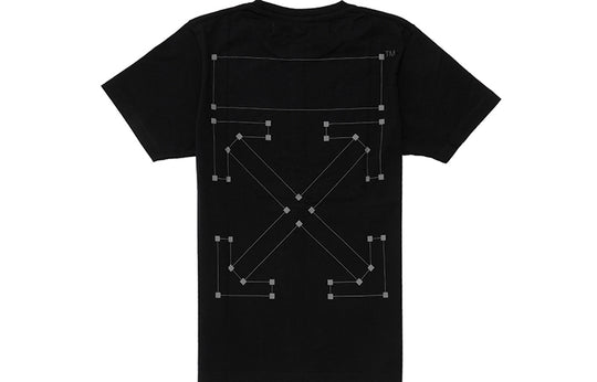 Off-White Backbone 3M Arrows Slim Tee Black OMAA027E191850011091