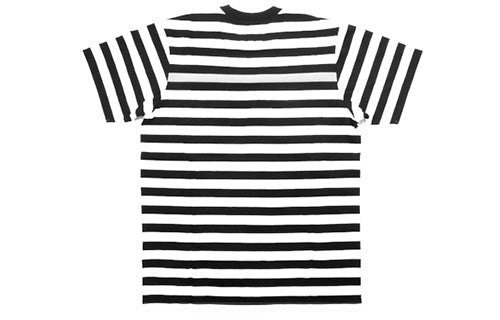 Supreme SS18 Bar Stripe Tee Black Short Sleeve 'Black White' SUP-SS18-0013