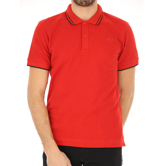 Alexander McQueen Pure Cotton Casual Short Sleeve Polo Shirt 'Red' 277624-RMT72-6100