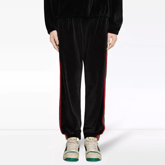 Gucci Chenille Jogging Pant With Patch 'Black' 572917XJA5W-1082