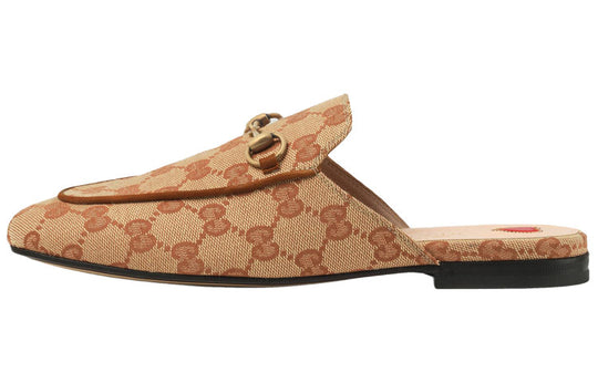 (WMNS) Gucci Princetown G 'Brown Red' 475094-G1730-8369