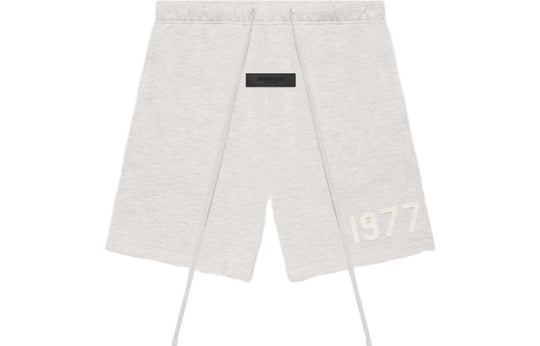 Fear of God Essentials SS22 Shorts Light Oatmeal 1977 FOG-SS22-094