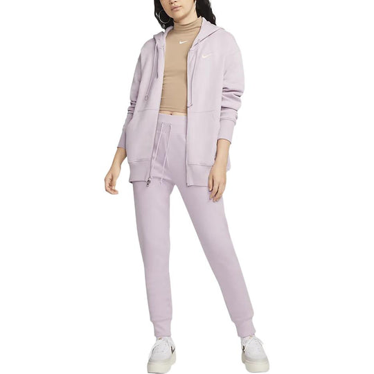 (WMNS) Nike Sportswear Phoenix Fleece Jacket 'Lilac' DQ5759-530