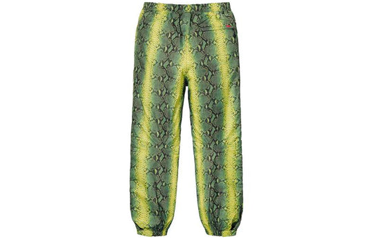 Supreme SS18 The North Face Snakeskin Taped Seam Pant Green SUP-SS18-387