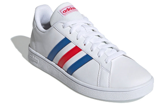 adidas Grand Court Base 'White Blue Active Red' EE7901