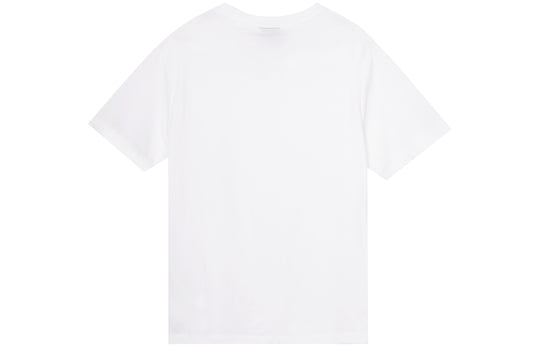 (WMNS) Nike Sportswear Essential Solid Color Small Label Casual Round Neck Short Sleeve White T-Shirt DH4256-100