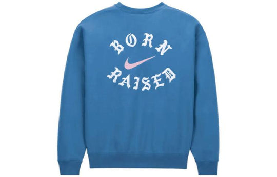 Nike SB x BORNXRAISED Crewneck Sweatshirt 'Blue' DX4270-407