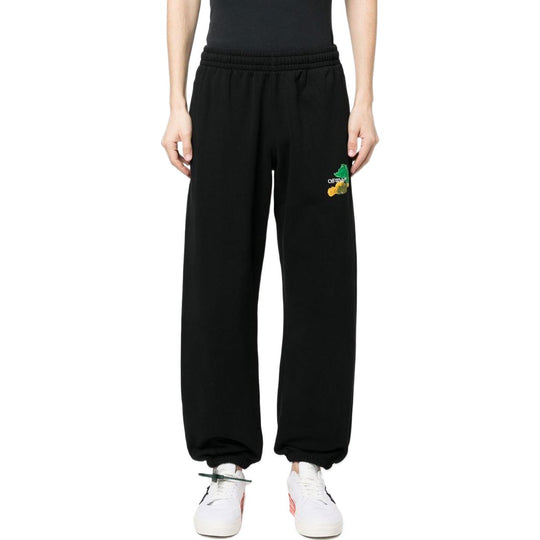 Off-White Brush Arrow Track Pants 'Black' OMCH029S23FLE0021084