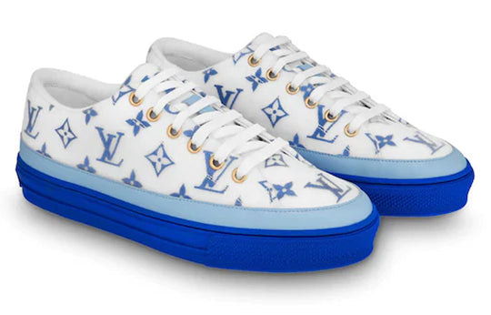 (WMNS) LOUIS VUITTON LV Stellar Low-Top Sneakers White/Blue 1A65U