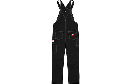 Supreme FW18 Nike Cotton Twill Overalls Black SUP-FW18-541