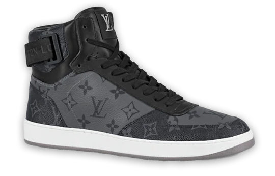 LOUIS VUITTON Rivoli Ankle Sneakers 'Grey Monogram' 1A8EA