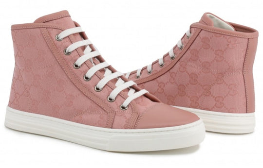 (WMNS) Gucci GG High 'Logo Print - Soft Pink' 426186-KQWM0-5777