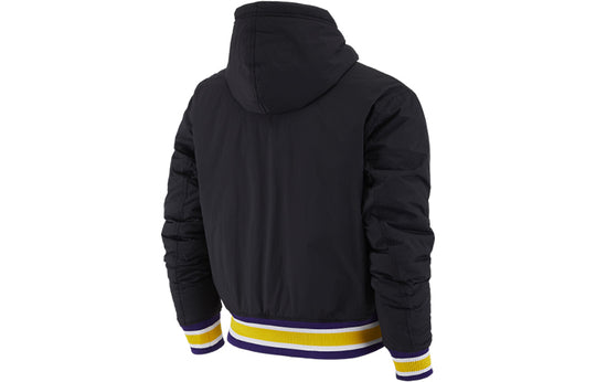 Nike Los Angeles Lakers Casual Sports Hooded Jacket Black DB1989-010