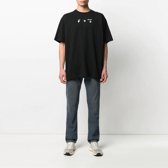 Off-White Marker Over Tee 'Black/White' OMAA038S21JER0031010